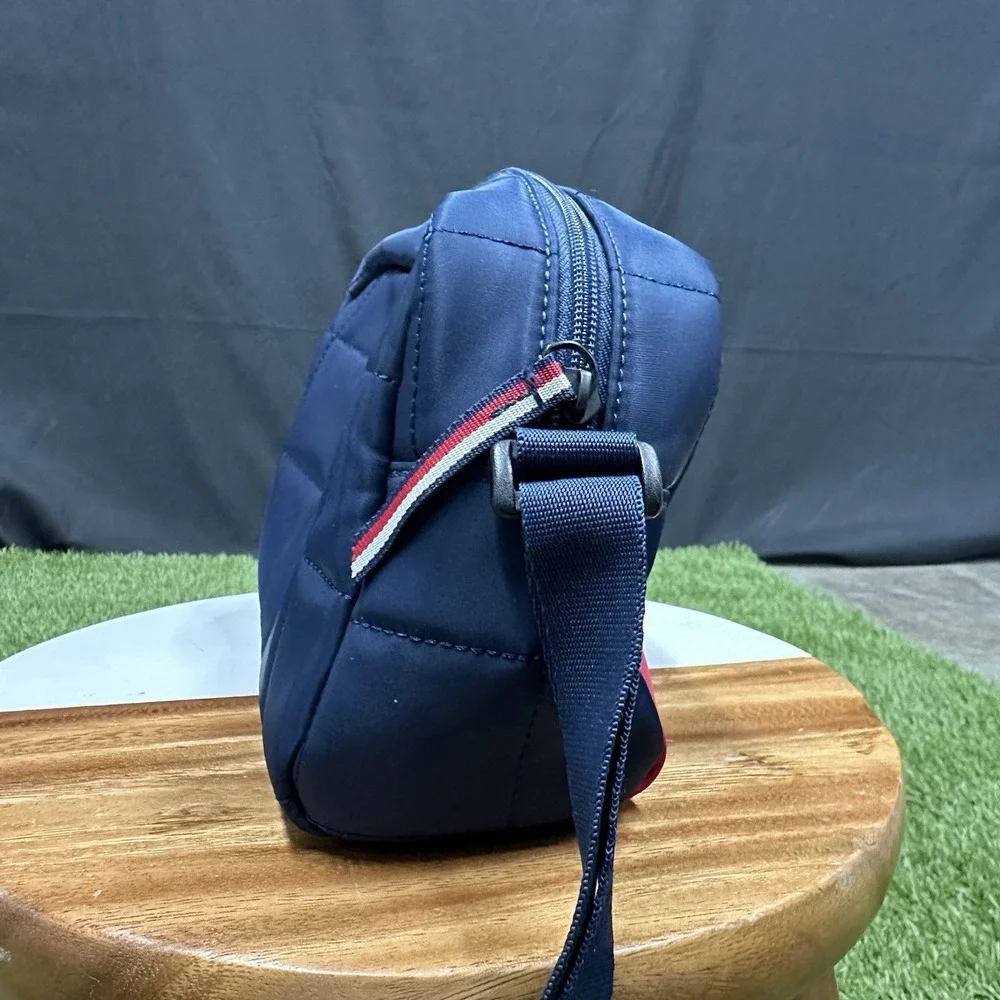 Quilted Tommy Hilfiger Cross Body Bag Red White‎ Navy